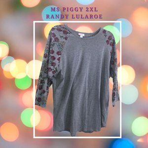 LuLaRoe Ms Piggy Randy 2Xl